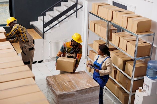 Boxes and furniture packed for cross-border shipping